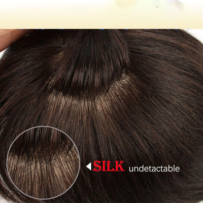 100% menschliches Haar Vollkutikel Ja.100% Jungfräuliche Kutikel Ausgerichtetes Haar Natürliche Toupee für Männer