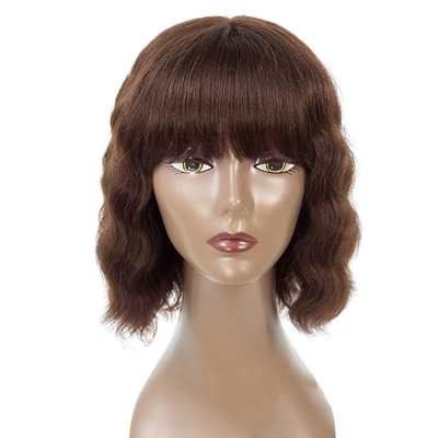 100% menschliches Haar Brasiliensche Spitze Front Perücke für schwarze Frauen Bob Style Kurzperücke
