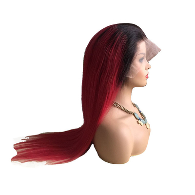 10-24 Zoll Rohes menschliches Haar Blondine Vollspitzen 360 Wig Handgewebt Ein Spender Helle Farbe 613