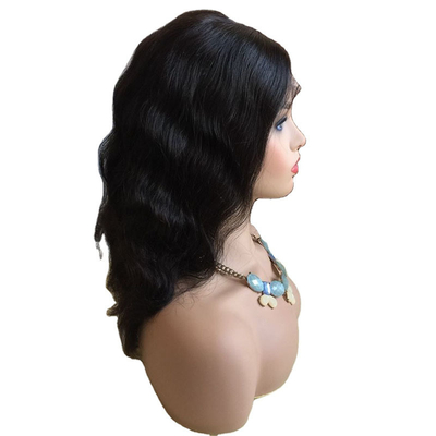 Natürliche Remy-Haare HD Vollspitzen brasilianische Jungfräuliche Kutikel ausgerichtet BOB Kurze lockige Perücken