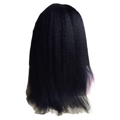 100% menschliches Haar BSM Rabatte 360 Full Lace Kutikel ausgerichtet italienische Yaki Straight Wig