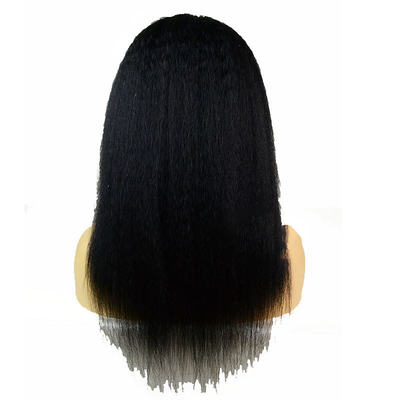 100% unverarbeitetes menschliches Jungfräuliches Remy-Haar Hochdichte Vollhandgebandene Perücke für weiße Frauen
