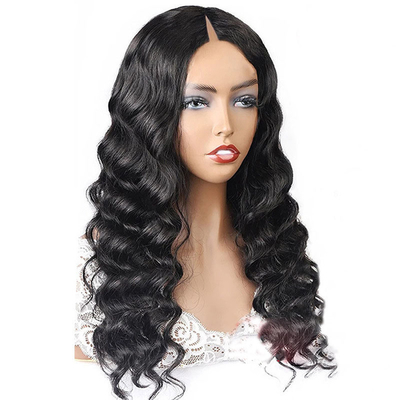 Loose Wave V Part Perücken Online mit natürlichen Haarlinien und vollmaschinell gefertigt