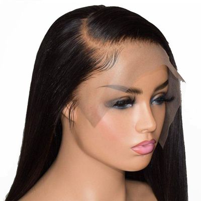 Alle Farben geeignet 250% Dichte HD Spitze menschliche Haare Perücken für schwarze Frauen Handgebunden