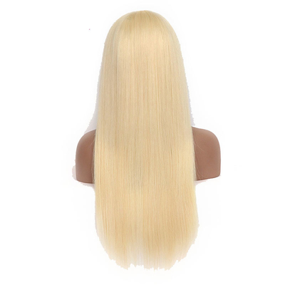 100% jungfräuliche Haarschicht ausgerichtet 613 Blondine Perücke für schwarze Frauen