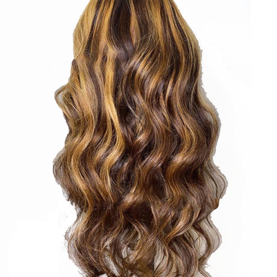 150 Densität P4/30 Kleberlose Maschine U-Teil brazilische Haarparochie für schwarze Frauen
