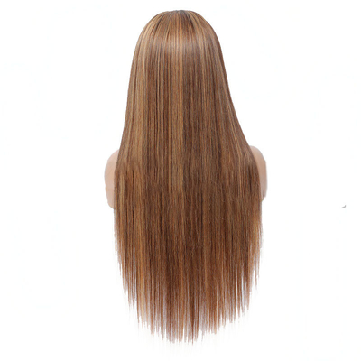 100% Top-Menschhaar Brasilianische Haare Highlight-Kopfband Kleberlose Perücke P4/27 für schwarze Frauen