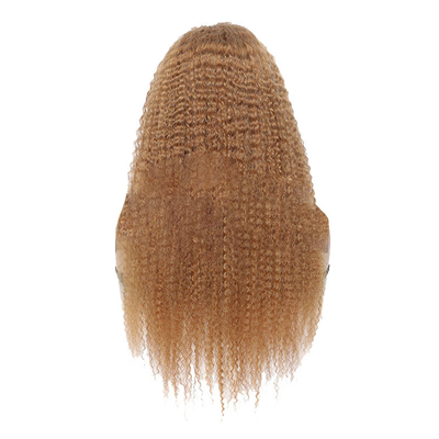Echte menschliche Haare Jerry Locker Halb Perücke mit Kopfband für Afro-Mädchen Frisur 10-30 Zoll