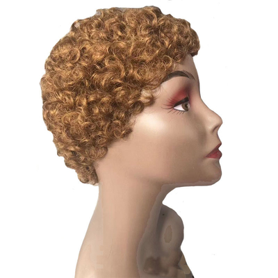 Afro Kinky Kurzhaar, Kurzhaar, Perücken für Männer, Brazilsches Haar