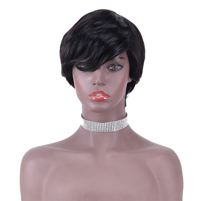 100% menschliches Haar Perücken für schwarze Frauen kurze Pixie Cut Perücken erschwingliche Preise verkaufen
