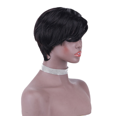 100% menschliches Haar Perücken für schwarze Frauen kurze Pixie Cut Perücken erschwingliche Preise verkaufen