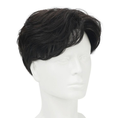 100% menschliches Haar Vollkopf Vietnam Schwarz sehr kurzer Schnitt Indische Haare Perücken für asiatische Männer
