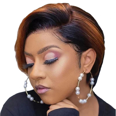 Top Haare T1B/30 Vorderseite Spitze Menschenhaar 100% Kurze Perücken Natur Perücken Stücke für Frauen