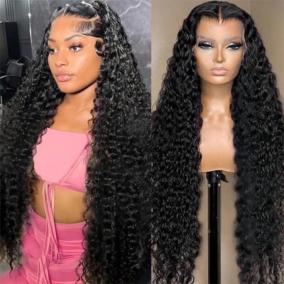 360 Full 13x6 Hd Spitze Front Jungfrau Haare Perücken 100% Rohes natürliches menschliches Haar mit Frontal