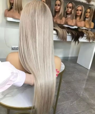 Europäische Haare Menschenhaare Perücken mit Frontal 180% Dichte HD Spitze Front und Körper Welle