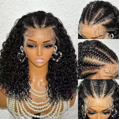 100% menschliche Haare Mischung Jungfrau Perücken Remy Haare Qualität Spitze Front Perücken