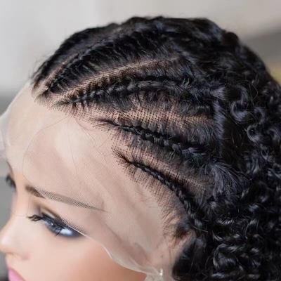 100% menschliche Haare Mischung Jungfrau Perücken Remy Haare Qualität Spitze Front Perücken