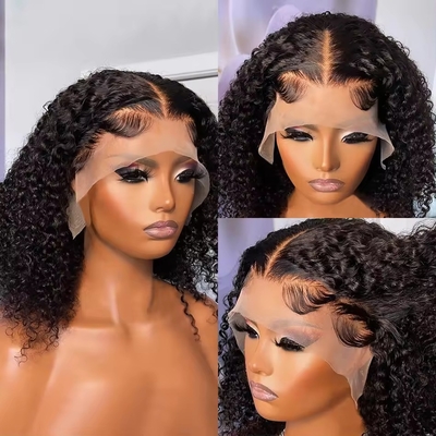 100% menschliche Haare Mischung Jungfrau Perücken Remy Haare Qualität Spitze Front Perücken